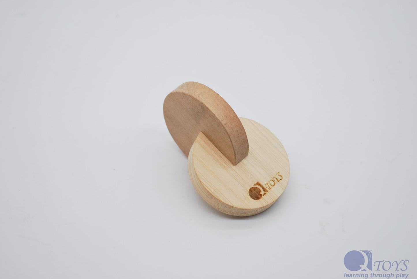 דיסקיות מעץ לתינוק - Qtoys