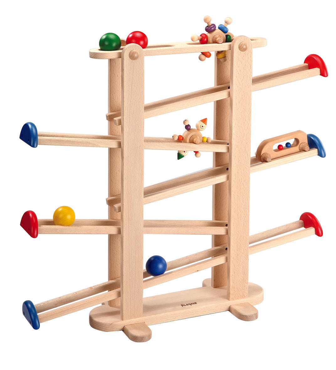 מדרון מעץ - דגם שמחה - PlayMe Toys