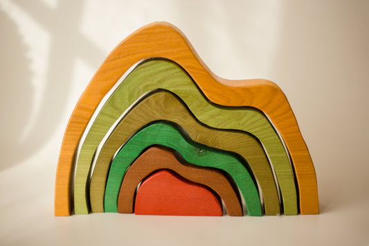 Mountain Shaped Wooden Arches