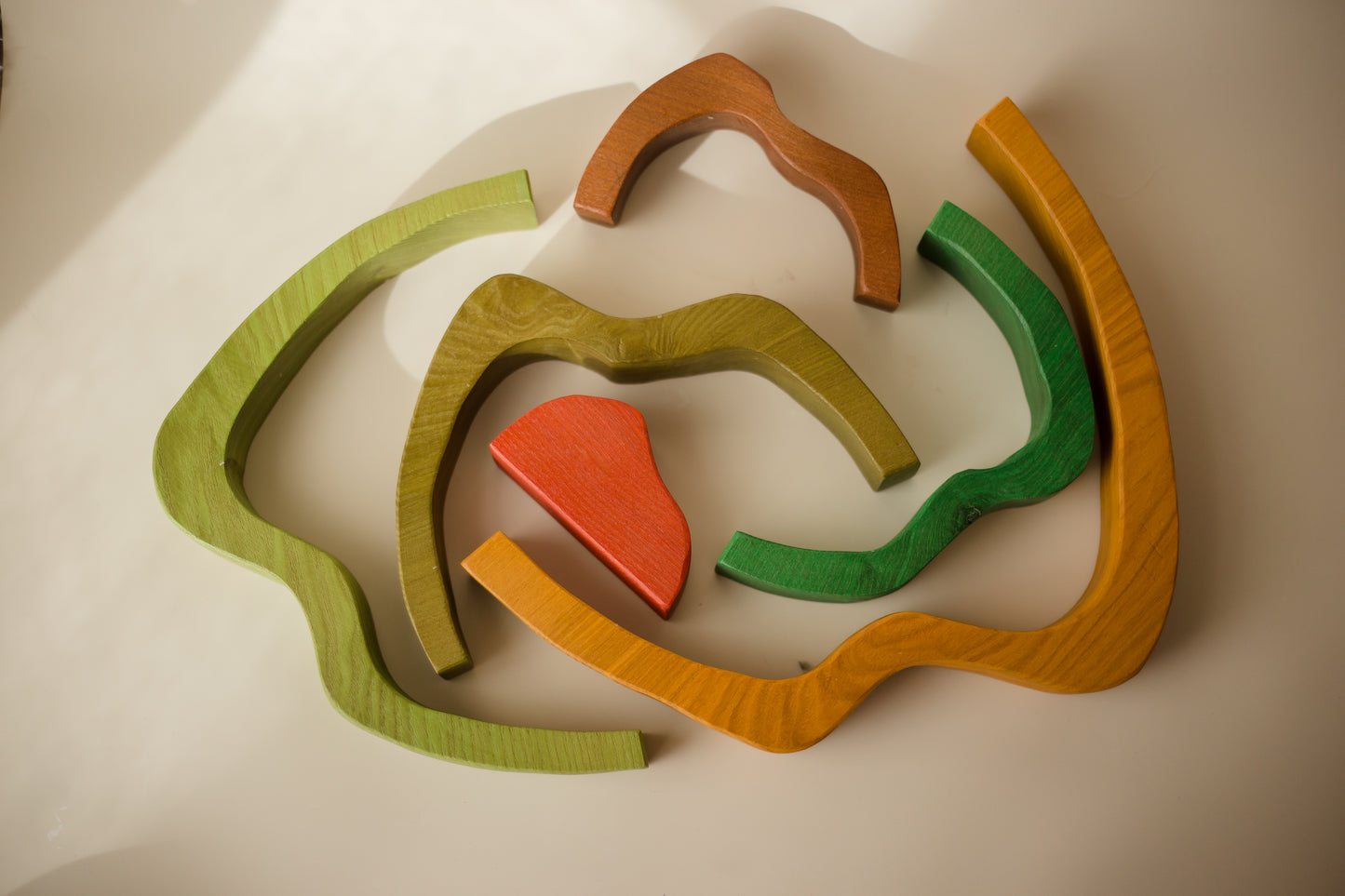 Mountain Shaped Wooden Arches