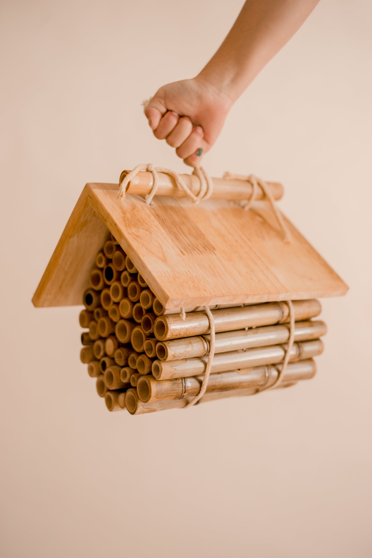 Wooden Beehive for Hanging