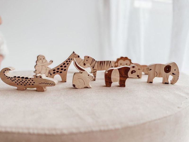 בעלי חיים מעץ - Qtoys