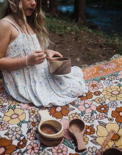 כפות מדידה מעץ - Qhome