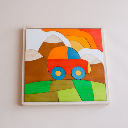 פאזל מכונית  - Qtoys