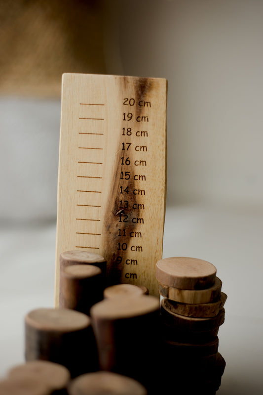 Wooden Ruler Set