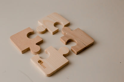 Wooden Contrast Puzzle