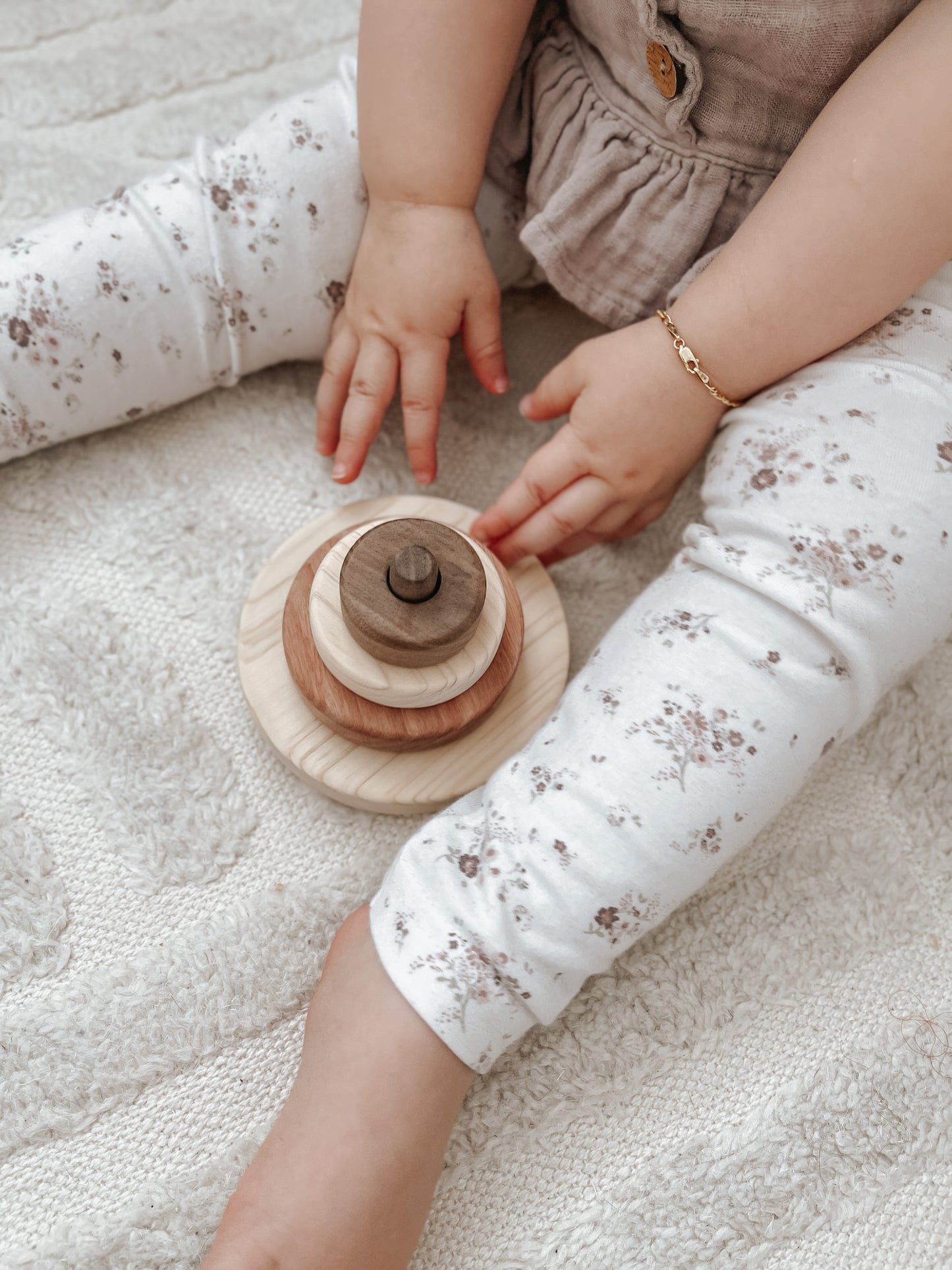 Mini Wooden Stacking Rings