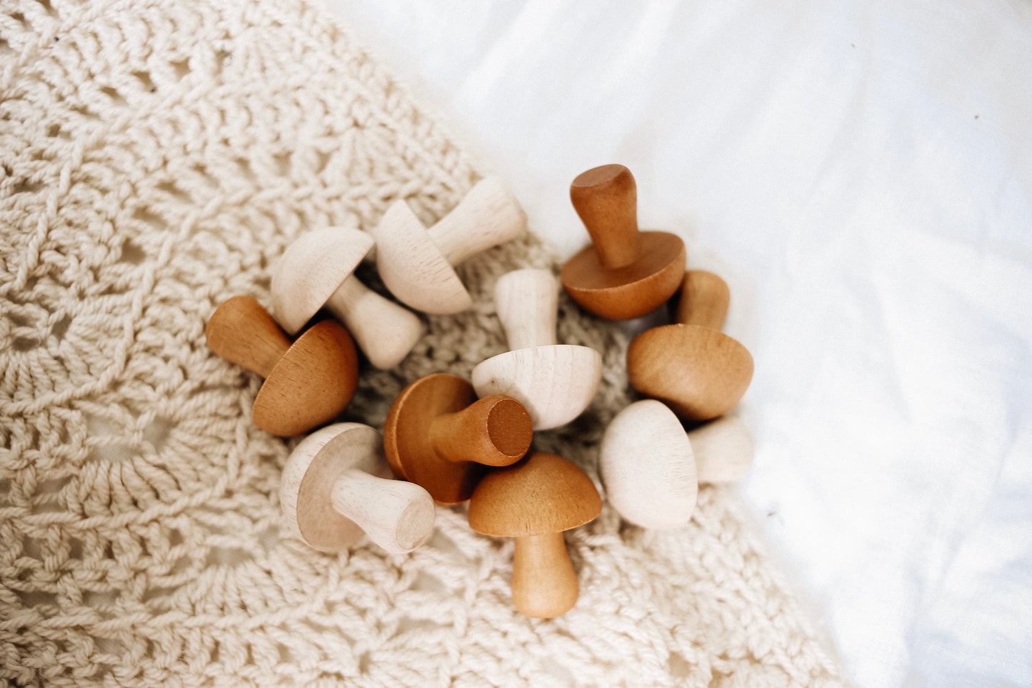 Wooden Mushrooms