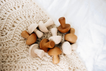 Wooden Mushrooms