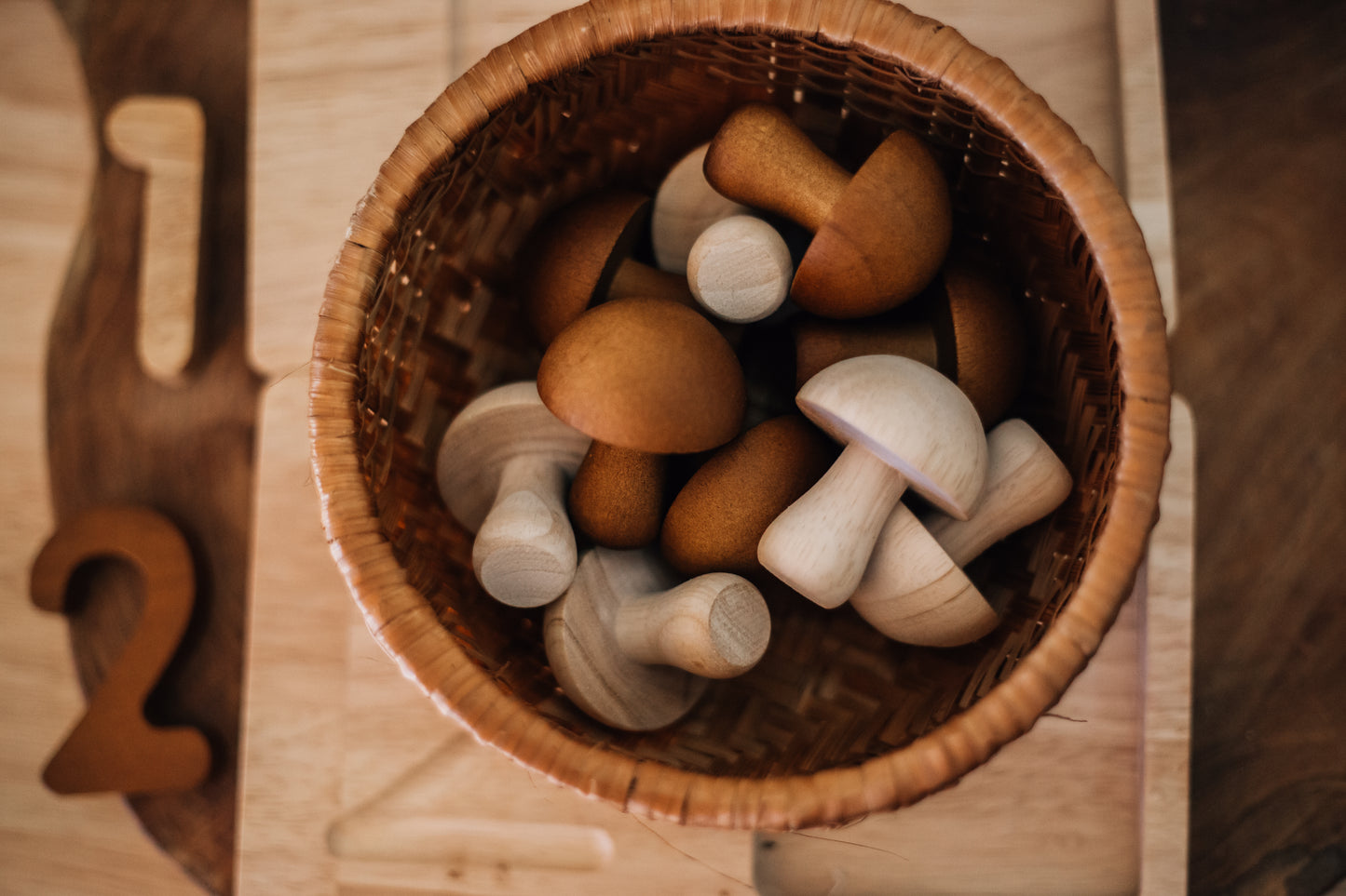 Wooden Mushrooms