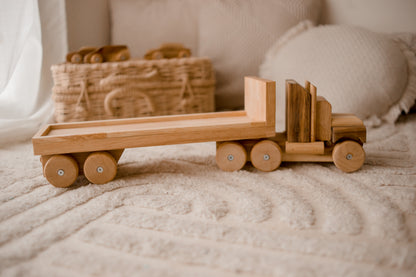 Wooden Flatbed Trailer 