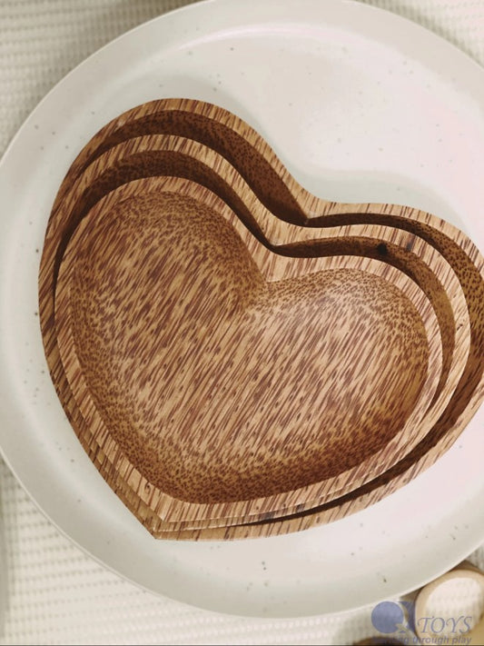 Heart Shaped Wooden Trays