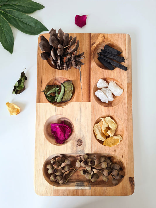 Wooden Sorting Tray