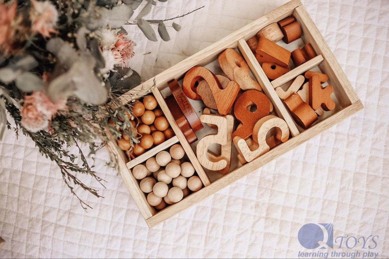 Wooden Sorting Trays