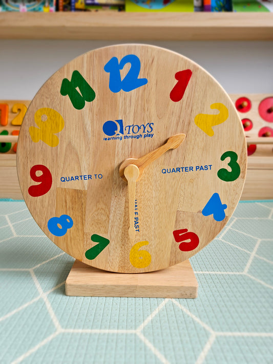 שעון מעץ - Qtoys