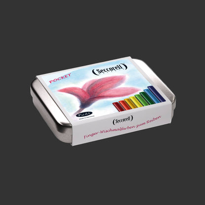 צבעי אצבעות - סט פוקט 8 צבעים - Seccorell