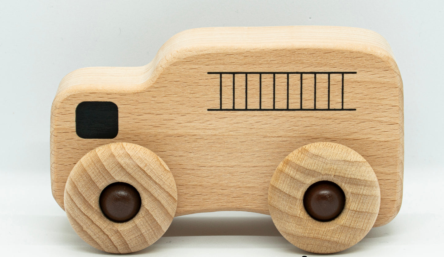 כבאית מעץ - Vip Kids Biz