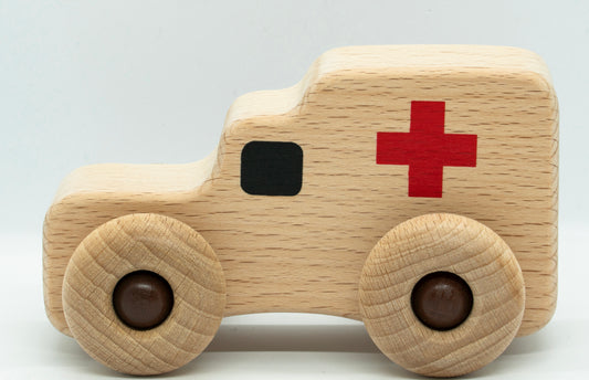 אמבולנס מעץ - Vip Kids Biz