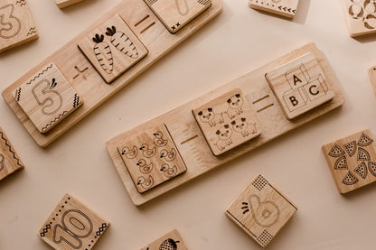 Addition and Subtraction Wooden Patterns 