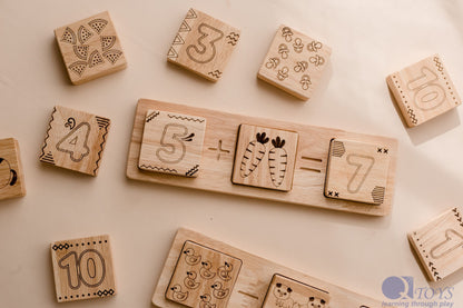 Addition and Subtraction Wooden Patterns 