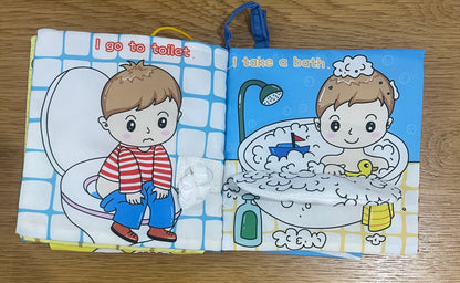 A soft book for a baby - my happy day